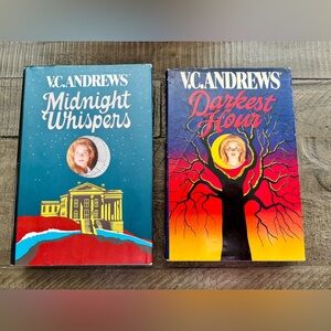 Midnight Whispers and Darkest Hour by V.C. Andrews Hardcover Books Set